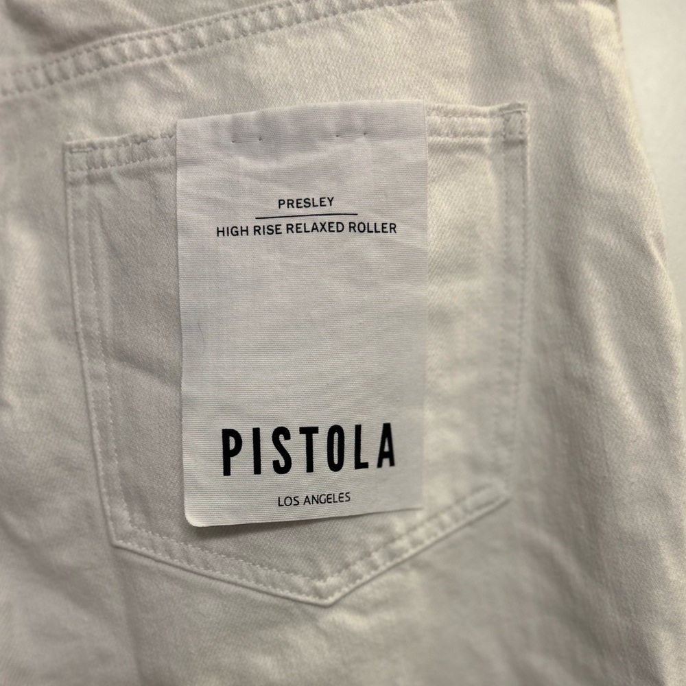 NWT Pistola High Rise Presley Relaxed Roller Jeans - Picture 13 of 13
